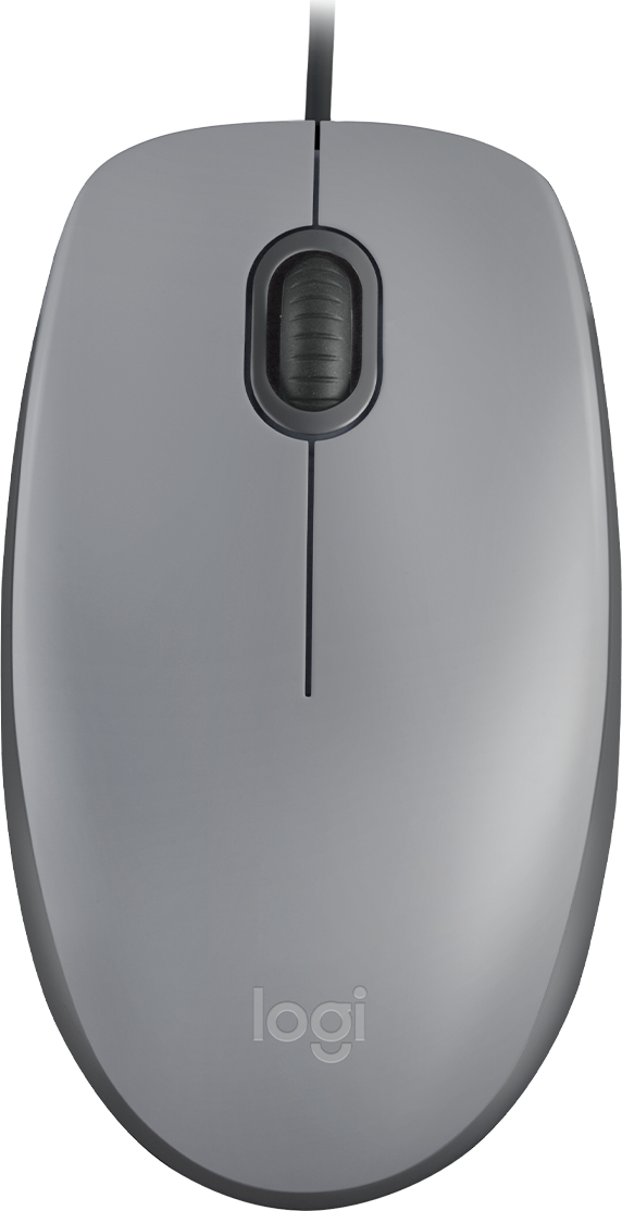 Mouse Logitech Alambrico M110 Silent Gray