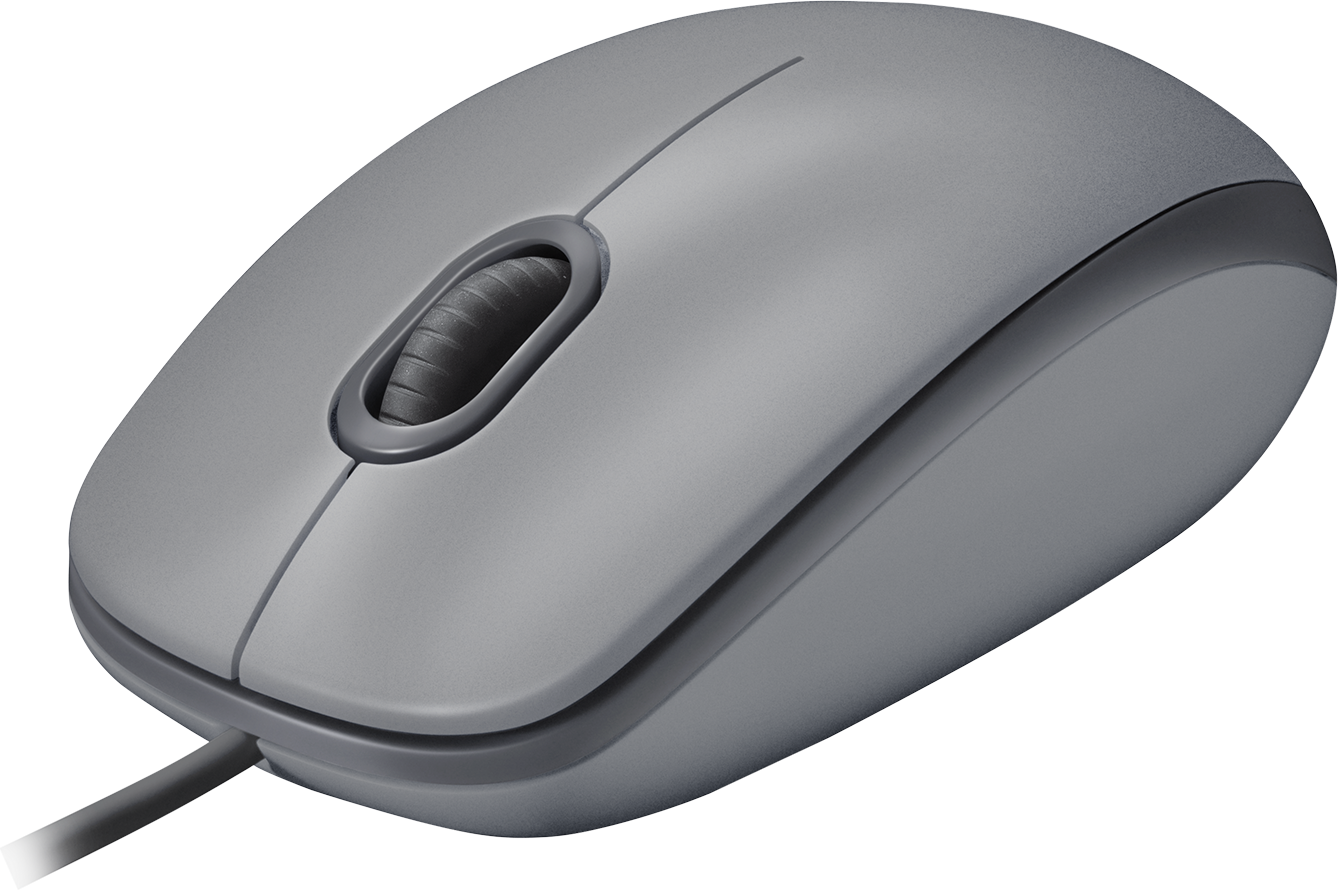 Mouse Logitech Alambrico M110 Silent Gray