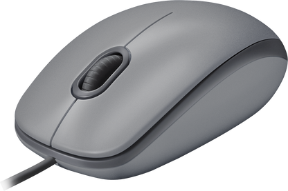Mouse Logitech Alambrico M110 Silent Gray