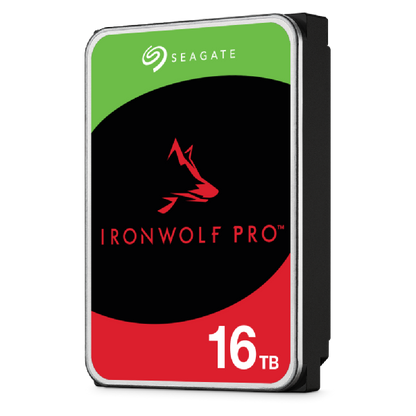 Disco Duro Interno Seagate IronWolf PRO NAS 16TB 3.5 7200 RPM SATA III Caché 256MB
