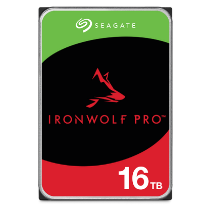 Disco Duro Interno Seagate IronWolf PRO NAS 16TB 3.5 7200 RPM SATA III Caché 256MB