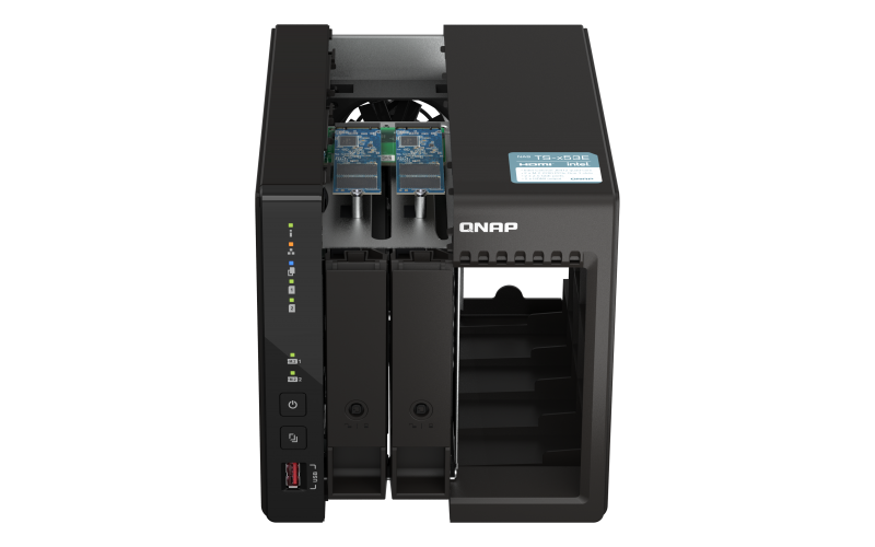 Unidad Almacenamiento NAS QNAP CPU Celeron J6412 Quad Core 2.6Ghz 8GB RAM RJ45 2.5GbE 2 Bahias 3.5 Linux Sin Discos
