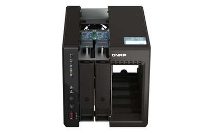 Unidad Almacenamiento NAS QNAP CPU Celeron J6412 Quad Core 2.6Ghz 8GB RAM RJ45 2.5GbE 2 Bahias 3.5 Linux Sin Discos