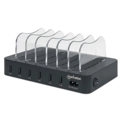 Estación de carga Manhattan USB-A  6 dispositivos 50W
