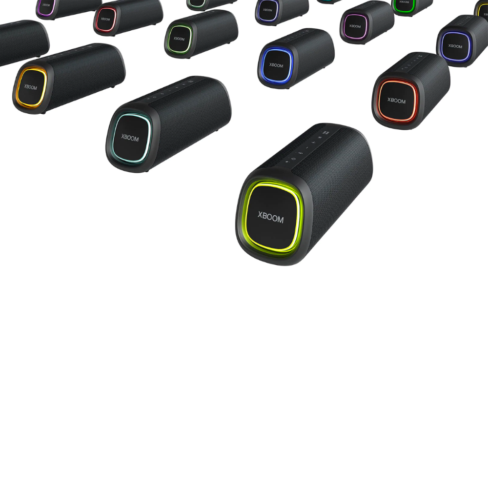 Bocina Bluetooth portátil LG XBOOM Go XG5QBK IP67 y batería de 18 horas de duración 30w