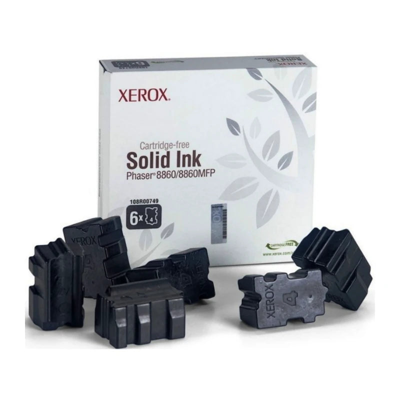Imagen Tóner Xerox negro con 6 sticks |  SKU: 108R00820