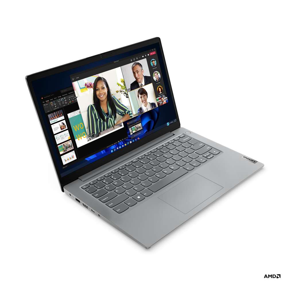 Laptop Lenovo V14 G4 AMN AMD Ryzen 5 7520U Non Touch Windows 11 Pro 64 16 GB 1x512GB SSD Wi Fi 6 2x2 AX 1CourierCarryin