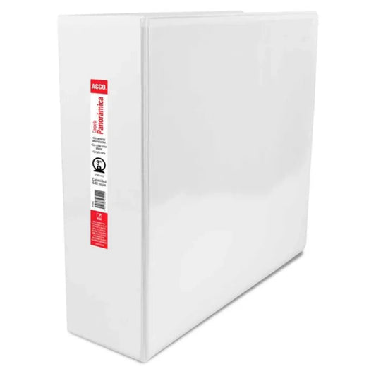 Carpeta Acco Brillante 3 Aro O Carta Color Blanco