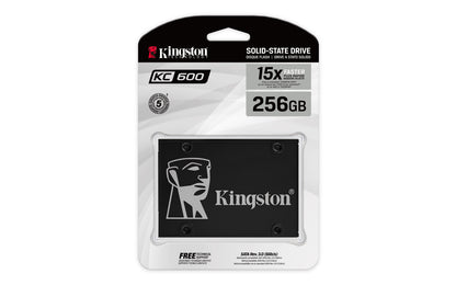 Unidad de Estado Sólido SSD Kingston 256 GB SKC600 SATA3 2.5"