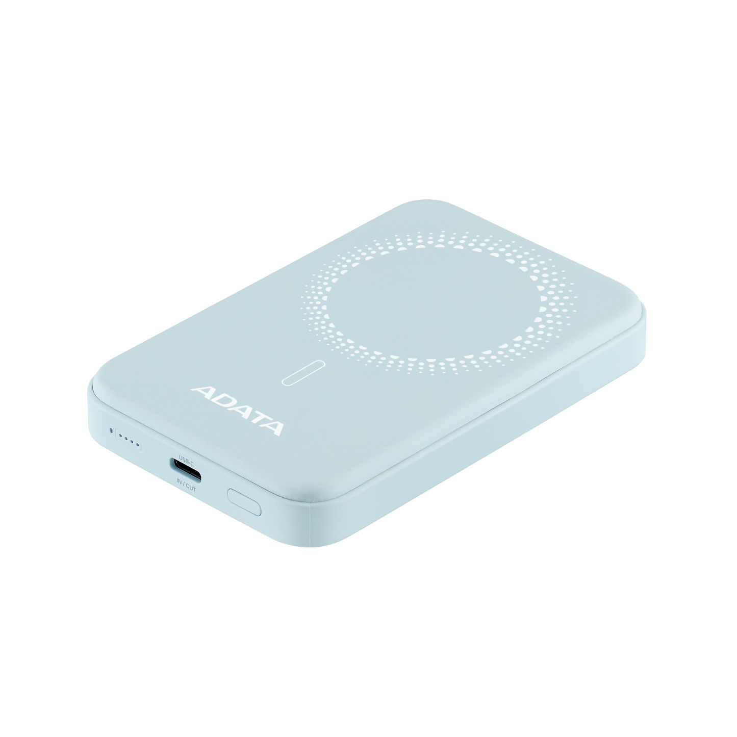 Power Bank Adata Inalámbrico 5000MAH de Carga Rápida QC PD de 20 W Magnético Color Azul