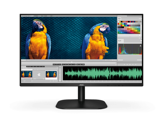 Monitor AOC 21.5" Pure VA 1920x1080 100Hz 4 ms VGA HDMI Adaptive Sync