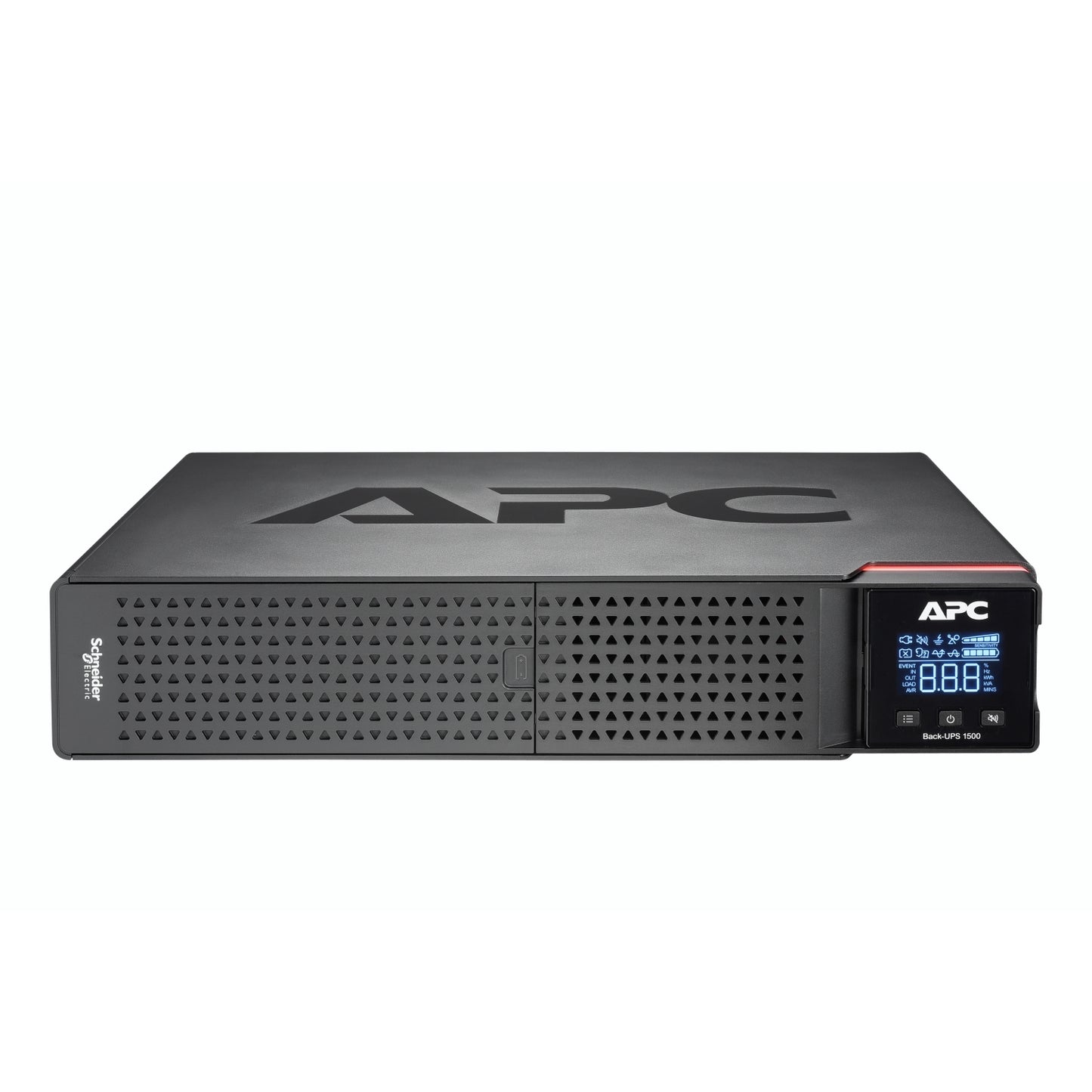 Back UPS Pro APC 1500 VA 120 V AVR LCD 8 NEMA 515R 2U en rack convertible
