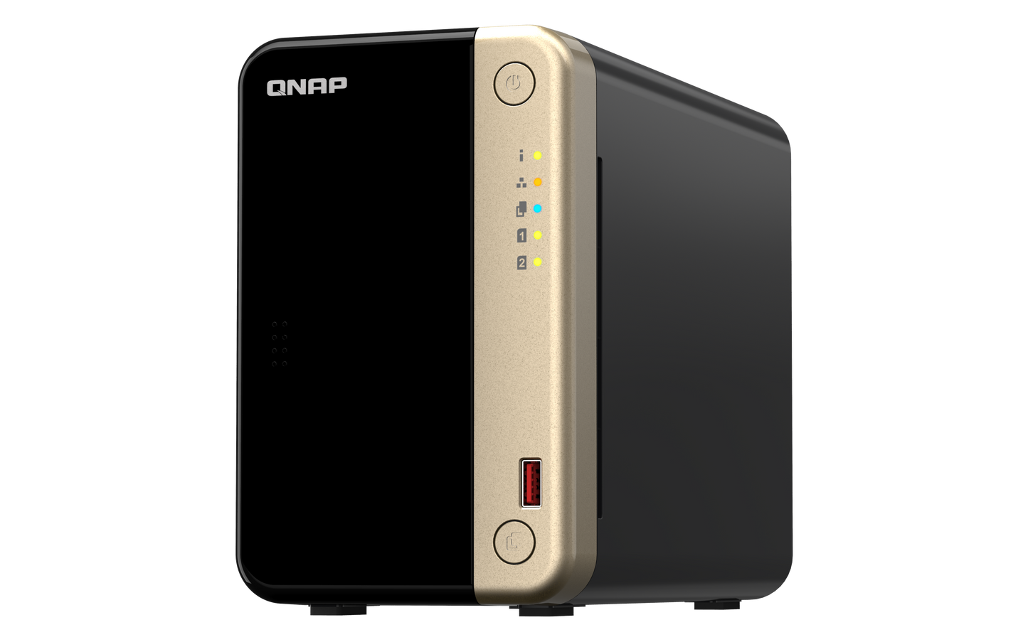 Unidad Almacenamiento NAS QNAP CPU Celeron N5095 Quad Core 2.9GHz 8GB RAM RJ45 2.5GbE 2 Bahias 3.5 Linux Sin Discos