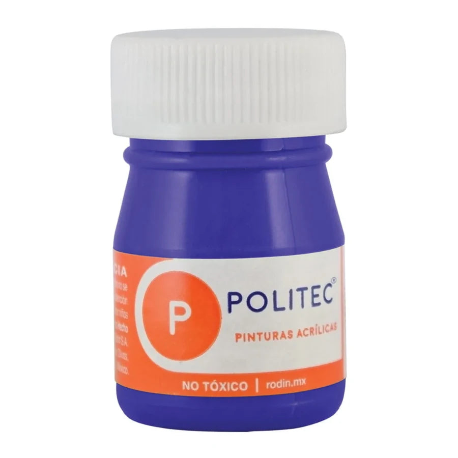 Pintura Acrilica Politec Azul Cobalto 20 ml No 310 caja c/12 piezas
