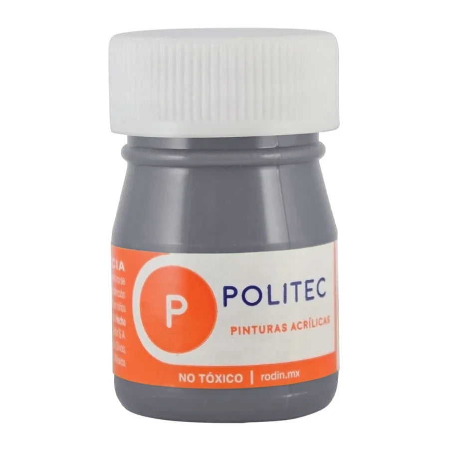 Pintura Acrilica Politec Gris 20 ml No 317 caja c/12 piezas