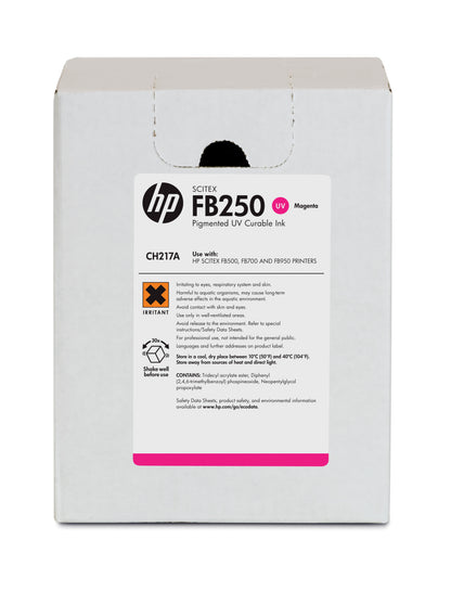 Tinta HP Scitex FB250 3 Litros Color Magenta