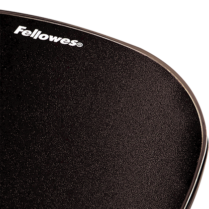 Mouse Pad Fellowes con Reposamuñecas de Gel Crystal Color Negro