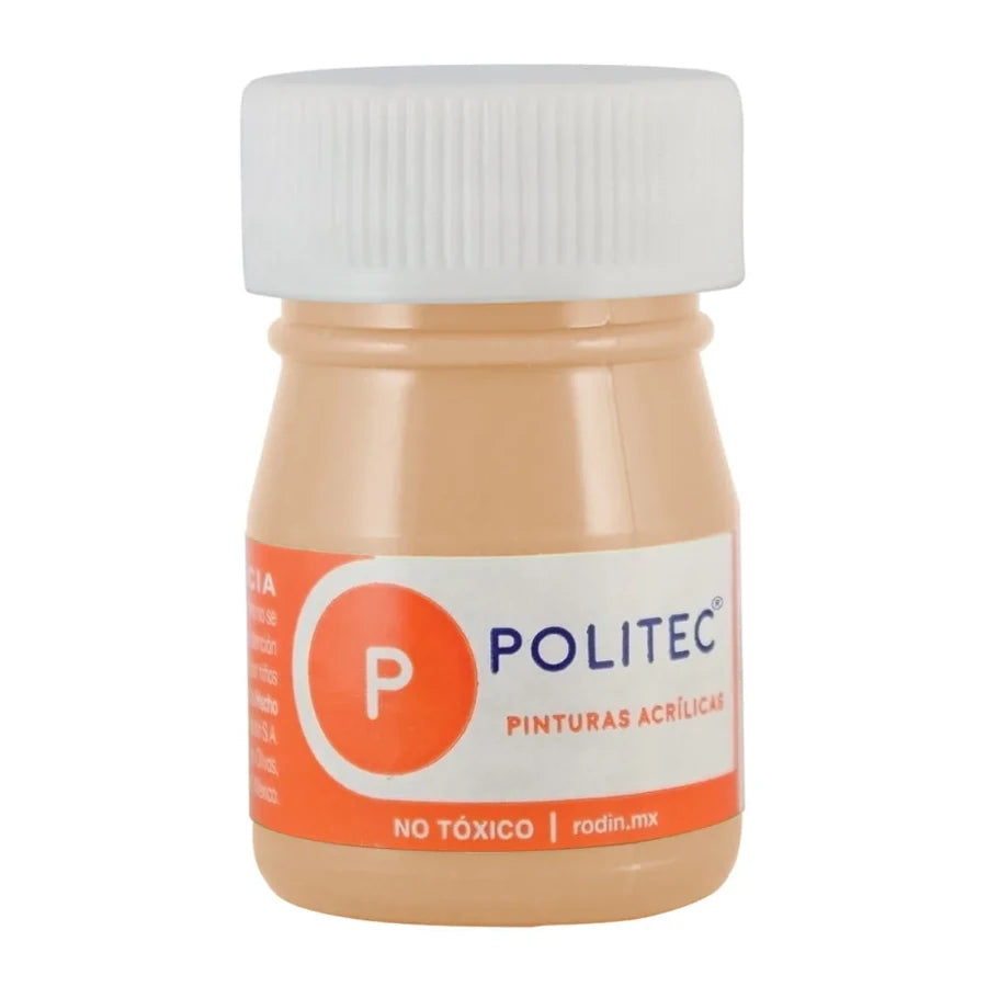 Pintura Acrilica Politec Carne 20 ml No 322 caja c/12 piezas