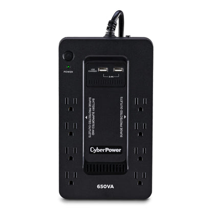 UPS Cyberpower 650VA/360W StandbyGabinete Compacto 8 NEMA 5-15R