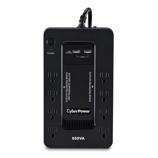 UPS Cyberpower 650VA/360W StandbyGabinete Compacto 8 NEMA 5-15R