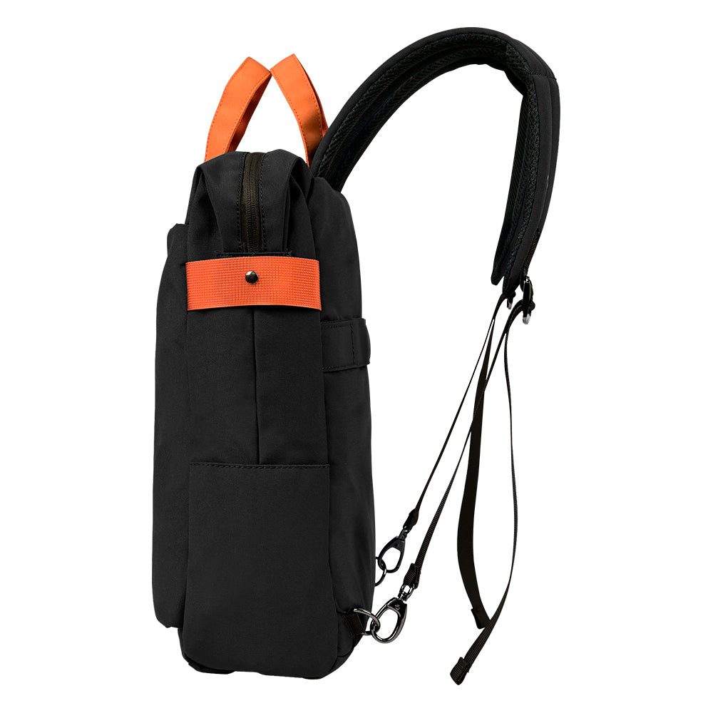 Mochila Vorago Bp-301 Vintage Doble Uso Laptop 15.6 Negra