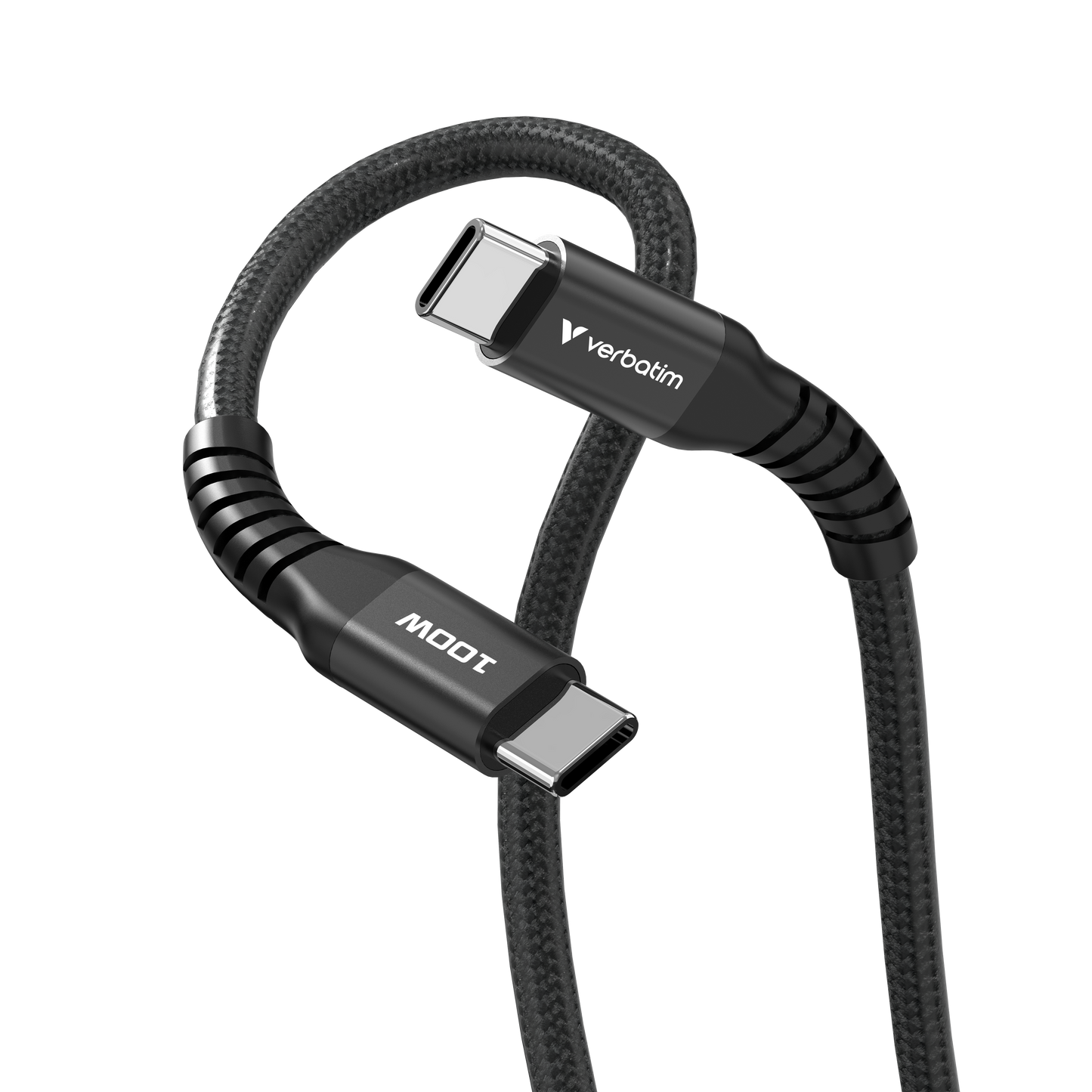 Cable Magnético Verbatim Compacto 100W 12cm Color Negro