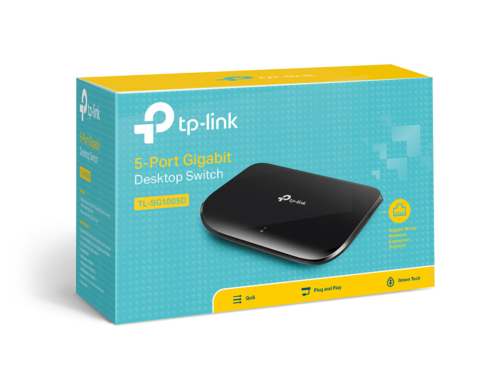 SWITCH TP-LINK GIGABIT ESCRITORIO 5 PUERTOS 5 PUERTOS