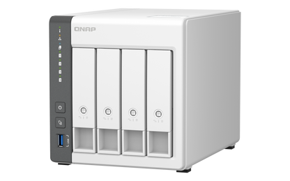 Unidad Almacenamiento NAS QNAP CPU ARM Cortex A55 Quad Core 2.0GHz 4GB RAM RJ45 2.5GbE 4 Bahias 3.5 Hasta 22TB Linux S/D
