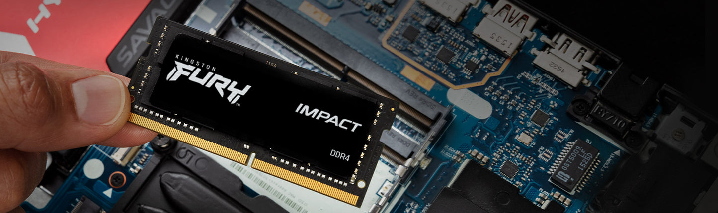 Memoria RAM Kingston DDR4 16 GB FURY Impact 3200MHz Non-ECC CL20 SO-DIMM XMP