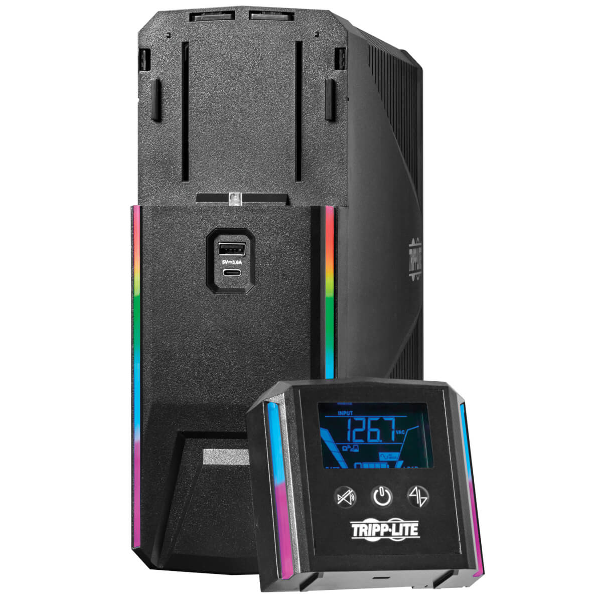 UPS TRIPP LITE para Juegos Onda Sinusoidal Pura 1200VA 720W 120V LCD AVR Ahorrador de Energia