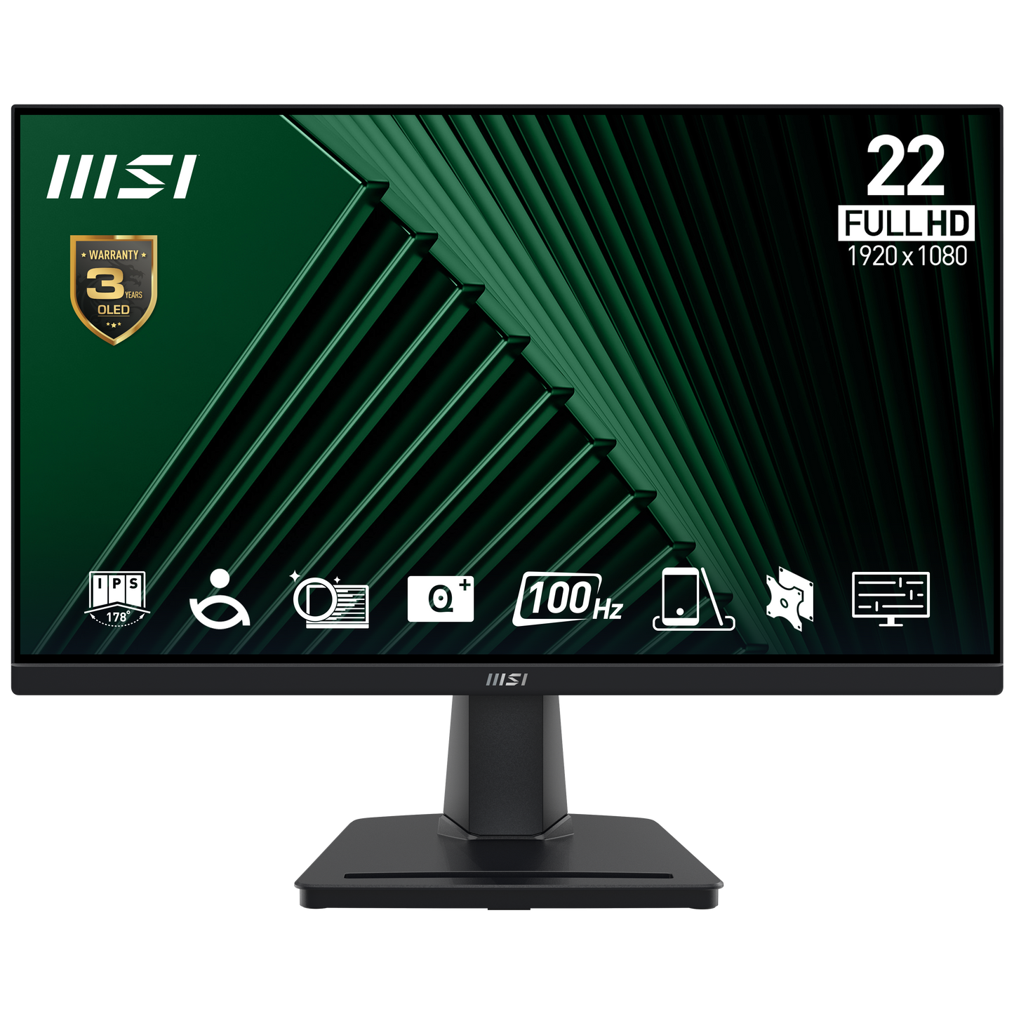 Monitor MSI PRO MP225V 21.4 " LED 1920x1080 Full HD 100Hz HDMI Negro