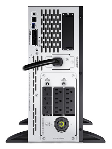 UPS APC X 3000VA/2700W 4U Torre/Rack Convertible Pantalla LCD 100-127V 10 Salidas Color Negro