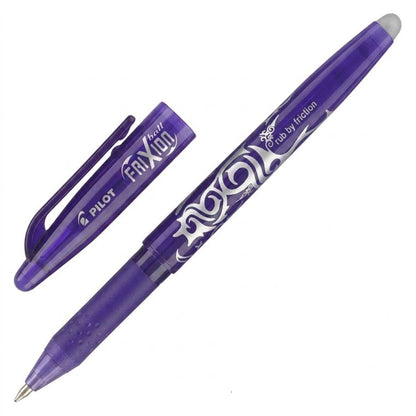 Bolígrafo Pilot Frixion Ball Sweet Paradise Morado/Cocoa Tinta Azul C/12 Pzas