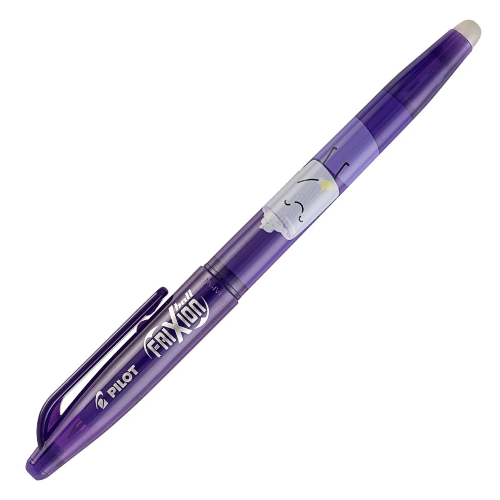 Bolígrafo Pilot Frixion Ball Sweet Paradise Morado/Cocoa Tinta Azul C/12 Pzas