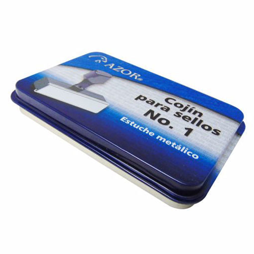 Cojin Azor Sello Metalico 1 Sin Tinta