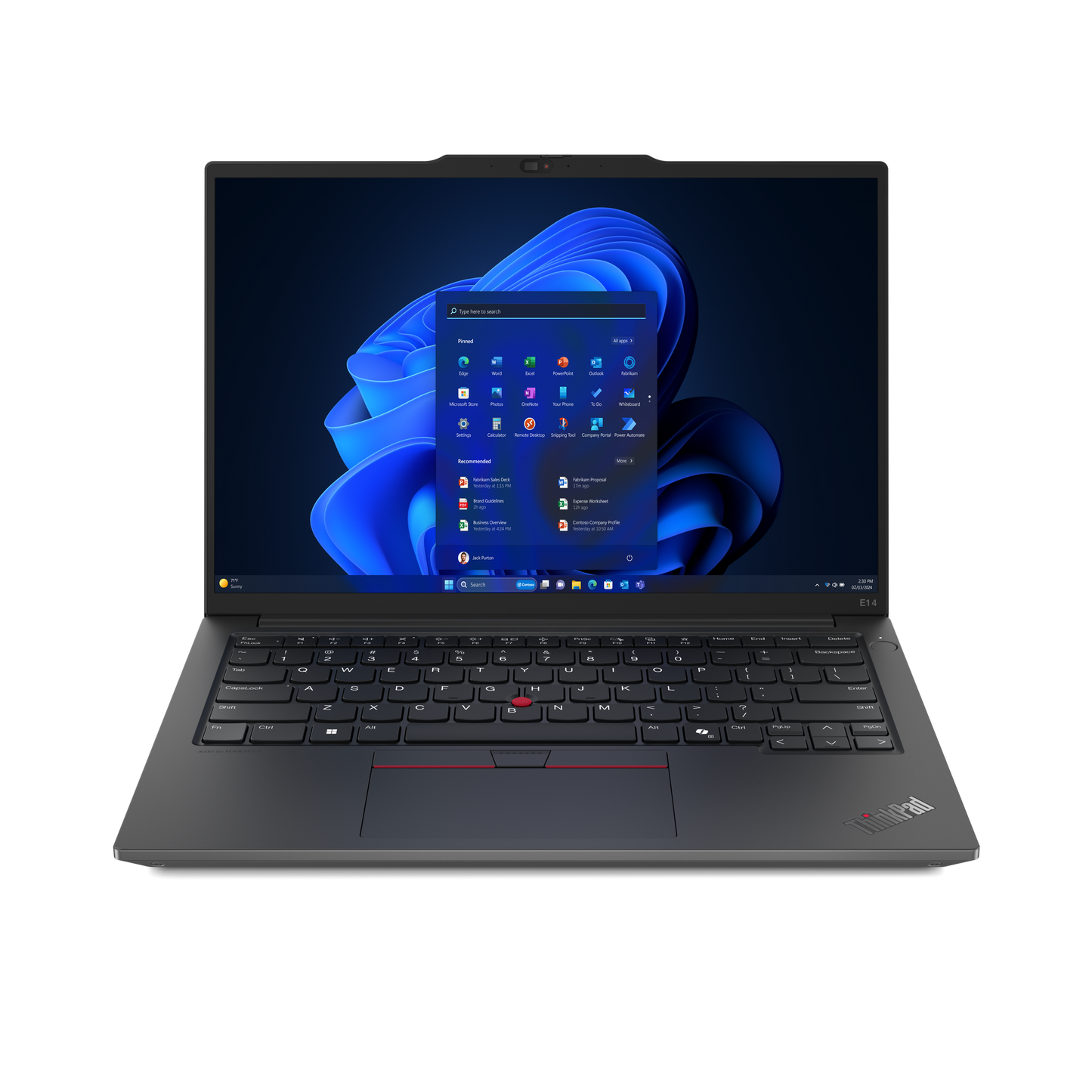Laptop Lenovo ThinkPad E14 G6 14" Intel Core Ultra 7 155H 512GB SSD Ram 16 GB Windows 11 Pro 3YR Onsite Negro