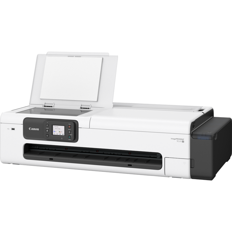 Plotter Canon imagePROGRAF TC-21 M de 24 con Sistema Inyección de Tinta Continua y Escaner de Cama Plana