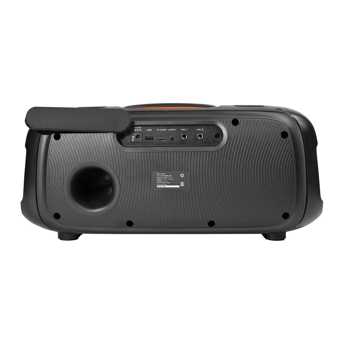 BAFLE VORAGO KSP-530 40W RMS 2x6 2x2.5 TWEETER 5400mAh FLAME LIGHT TWS USB / TF / BT / AUX