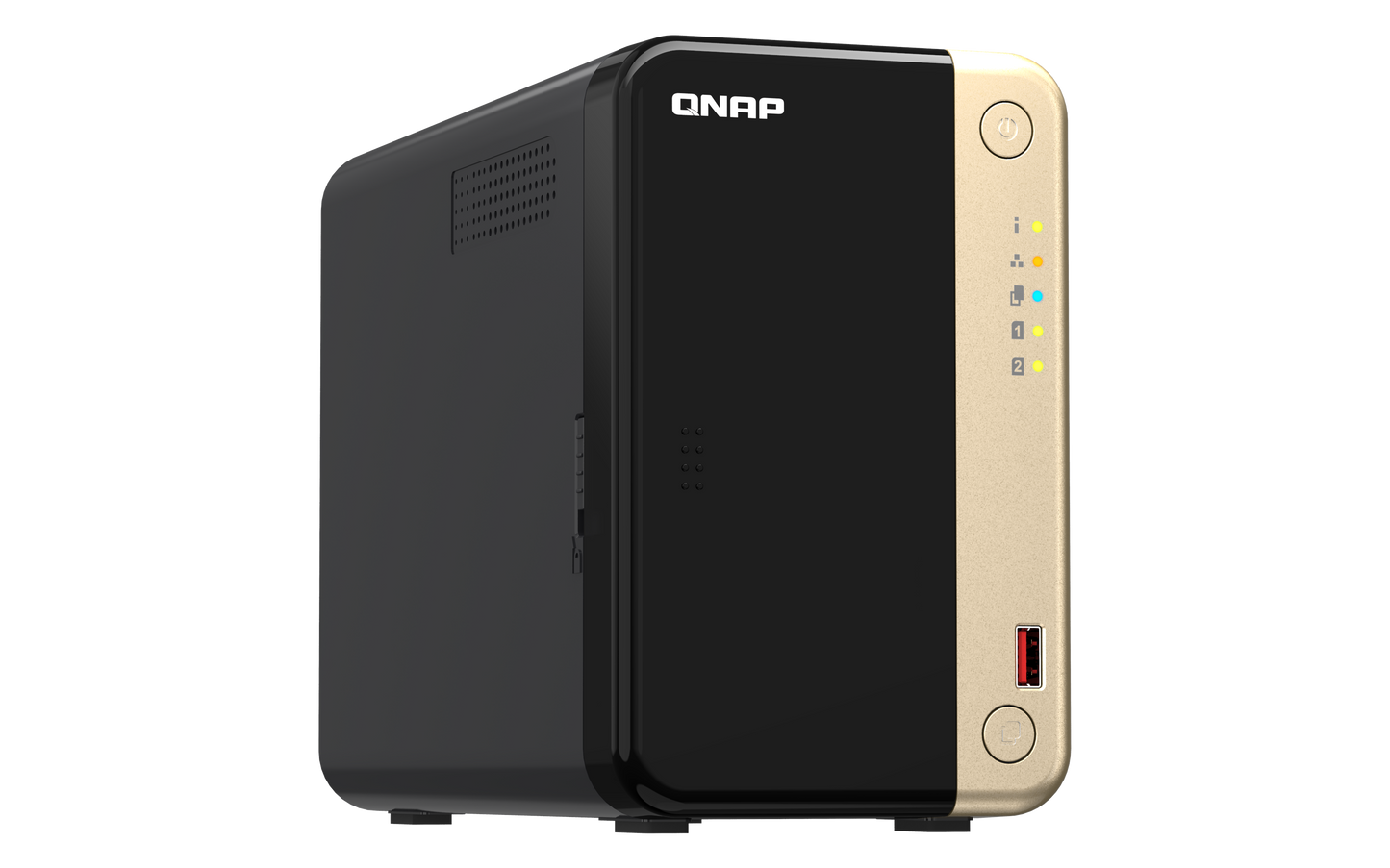Unidad Almacenamiento NAS QNAP CPU Celeron N5095 Quad Core 2.9GHz 8GB RAM RJ45 2.5GbE 2 Bahias 3.5 Linux Sin Discos