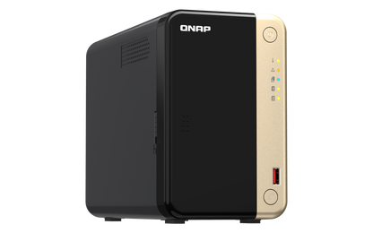 Unidad Almacenamiento NAS QNAP CPU Celeron N5095 Quad Core 2.9GHz 8GB RAM RJ45 2.5GbE 2 Bahias 3.5 Linux Sin Discos