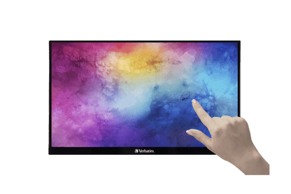 Monitor Verbatim 14" Touch Portátil Full HD 1080p Resolución 1920x1080 IPS HDMI/USB
