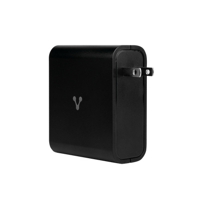 CARGADOR DE PARED VORAGO AU-600 TIPO C 100W PD 5 PUERTOS QUICK CHARGE 3.0 NEGRO