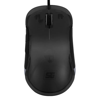 MOUSE VORAGO START THE GAME MO-505 ALAMBRICO RGB NEON HASTA 7.200 DPIS USB TRASPARENTE