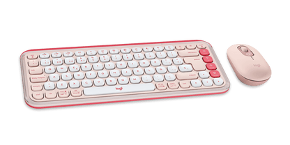 Teclado y Mouse Logitech Pop Icon Rosa
