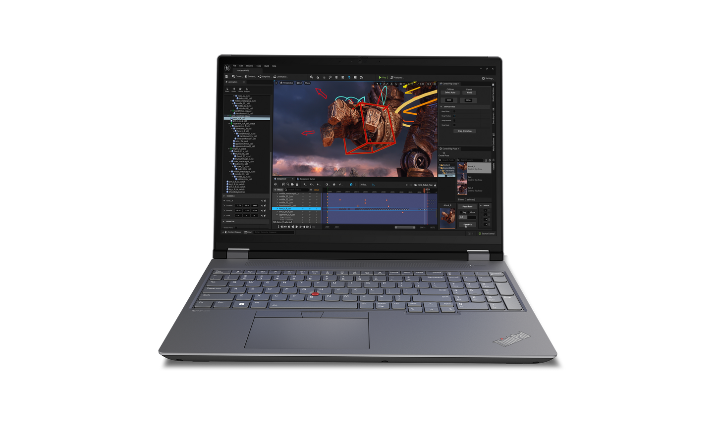 Workstation Lenovo ThinkPad P16 G2 Intel Core i7-14700HX 16 W11 Pro 64 32.0GB 1TB SSD NVIDIA RTX2000 Ada 8GB 3YOS