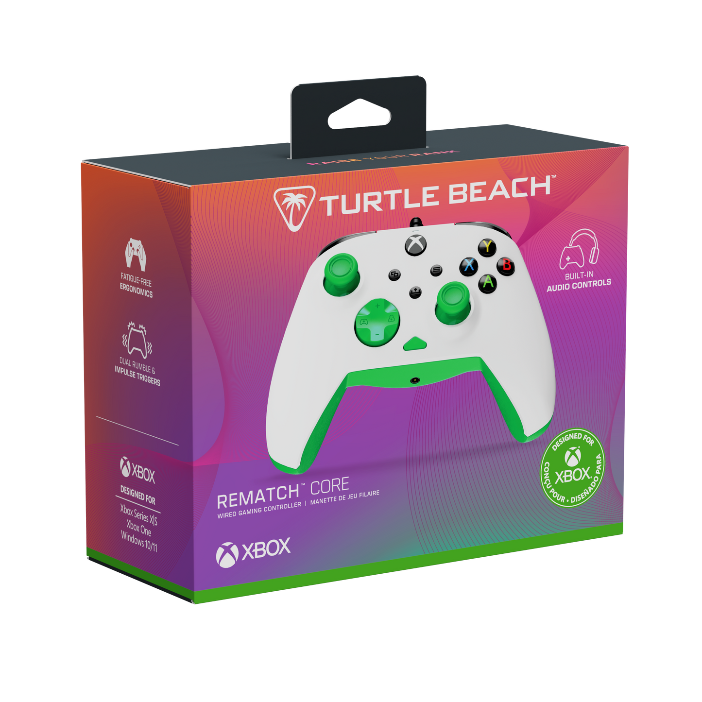 Control Turtle Beach Rematch Core Blanco/Verde