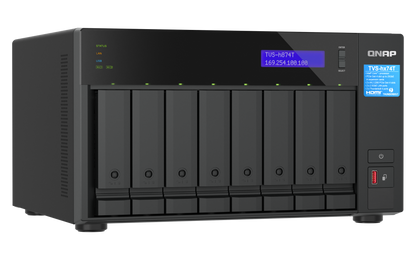 Unidad NAS QNAP TVS-h874T de 8 Bahias Intel Core i9-12900E 64GB DDR4 Thunderbolt 4 2.5GbE No incluye discos