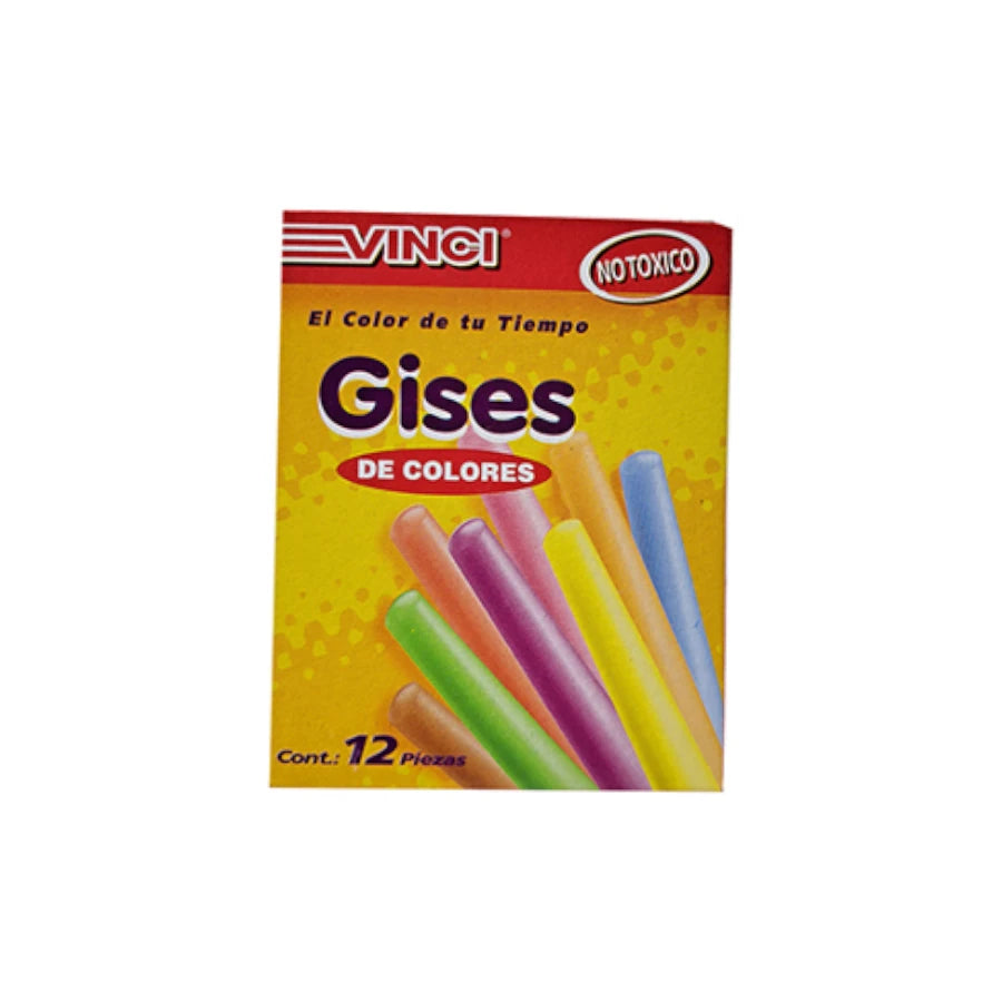 Gis Vinci 2037 Moldeado Colores Surtidos C/12