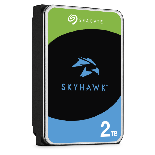 Disco Duro Interno Seagate SkyHawk 2TB 3.5" 5400RPM SATA lll 6Gbit/s Cache 256MB 1-8 Bahias para Videovigilancia