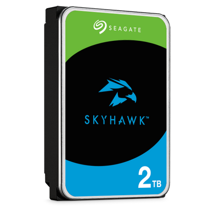 Disco Duro Interno Seagate SkyHawk 2TB 3.5" 5400RPM SATA lll 6Gbit/s Cache 256MB 1-8 Bahias para Videovigilancia